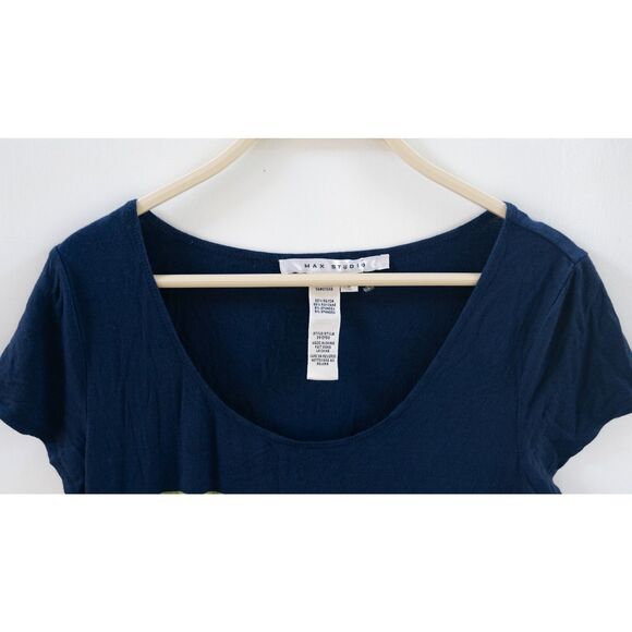 MAX EDITION WOMEN'S CASUAL NAVY BLUE DRESS SIZE LARGE‎ - Picture 5 of 9